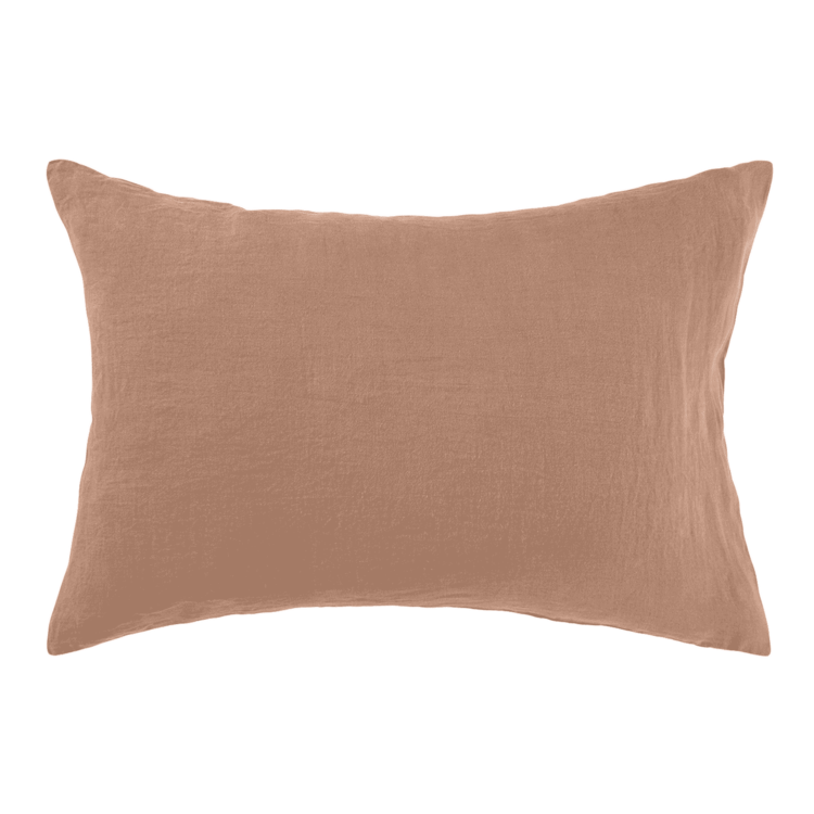 Linge Particulier Pillow case linen - moka