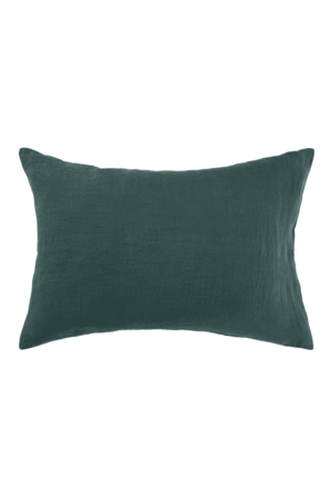 Linge Particulier Pillow case linen - vintage green