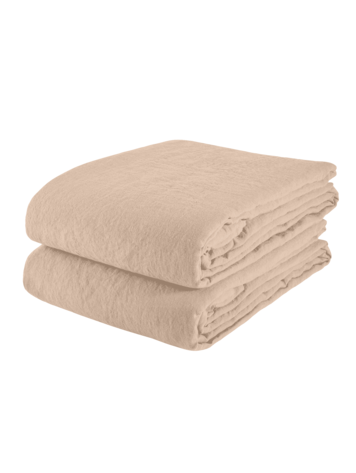 Linge Particulier Dekbedovertrek linnen - sand
