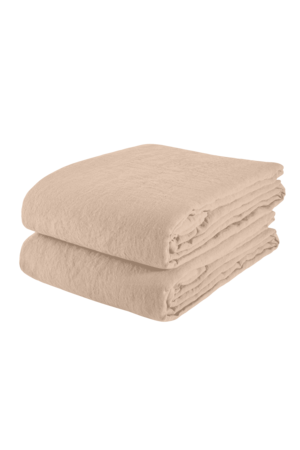 Linge Particulier Flat sheet linen - sand