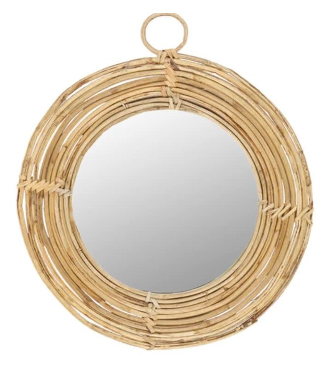 Sila rattan mirror