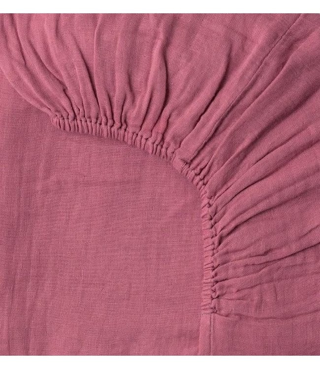 Fitted bed sheet - baobab rose