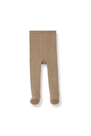 1+inthefamily Liv tights - fine stripes caramel
