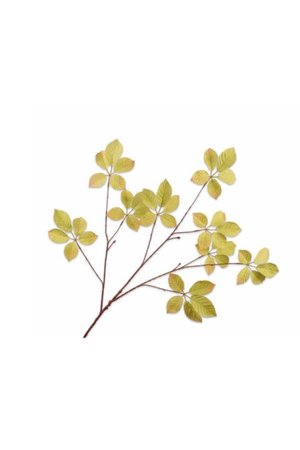 Silk-ka Leaf branch green/brown 103 cm