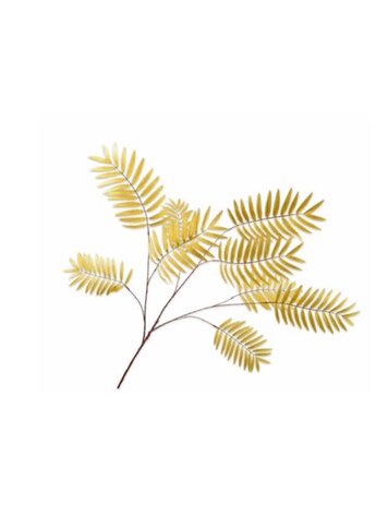 Silk-ka Palm branch yellow 122 cm