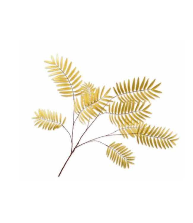 Silk-ka Palm branch yellow 122 cm