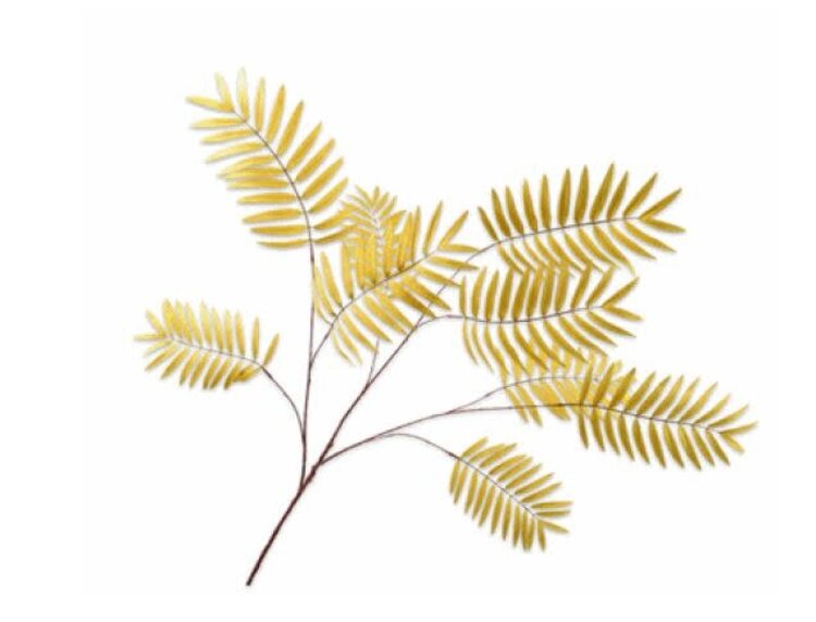 Silk-ka Palm branch yellow 122 cm