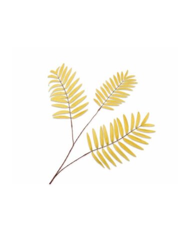 Silk-ka Palm branch yellow 83 cm