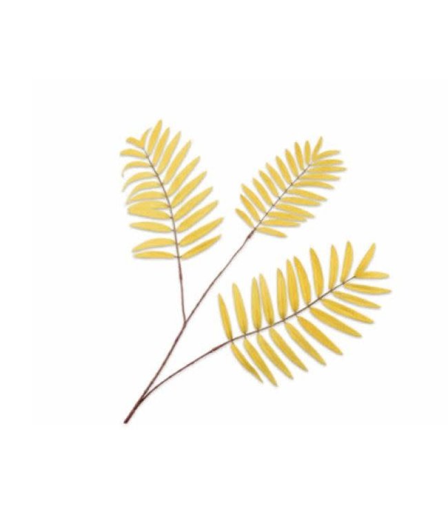 Silk-ka Palm branch yellow 83 cm