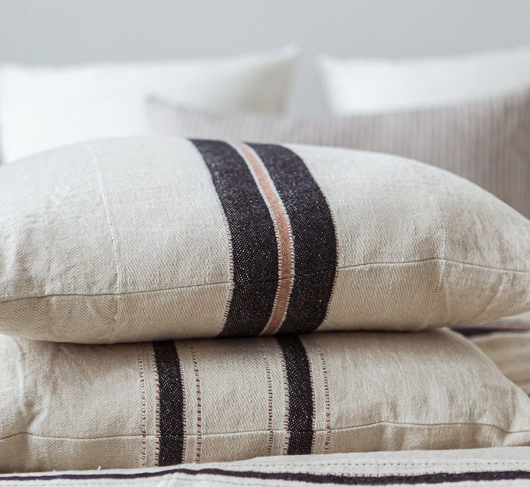 Libeco The Patagonian deco cushion - multi stripe