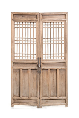 Set of 2 old Chinese door panels #4