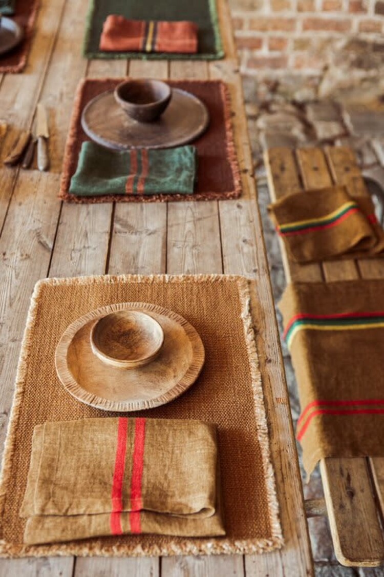 Libeco Jasper placemat - ginger