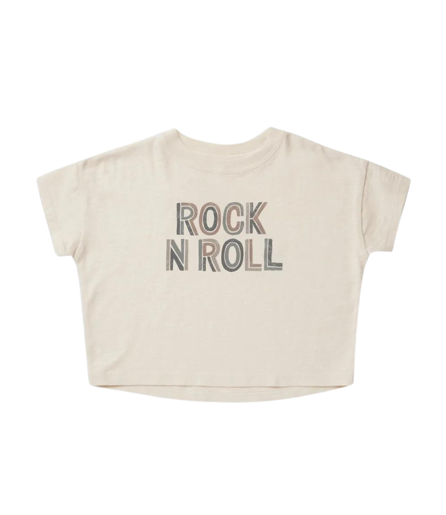 Boxy tee rock 'n' roll - natural