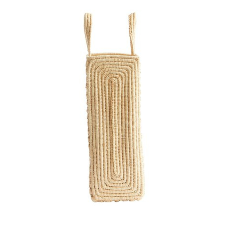 Tine K Home Bag in raffia, with handles - nature