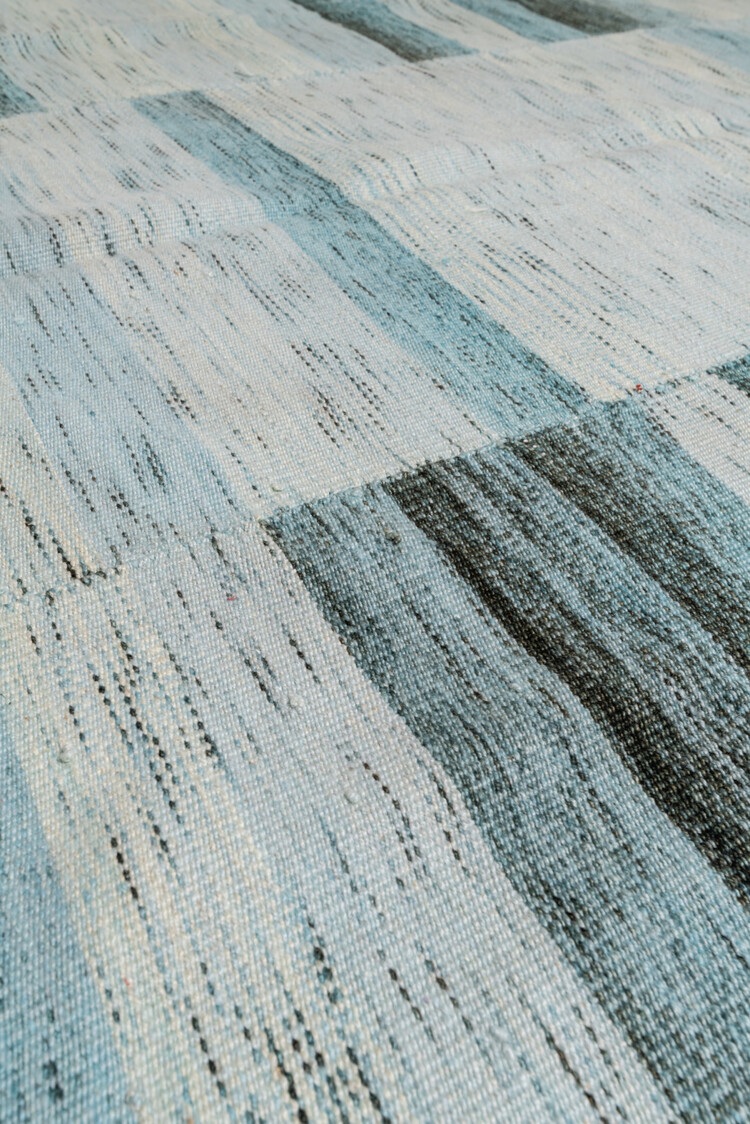 Kilim rug Turkey - light blue