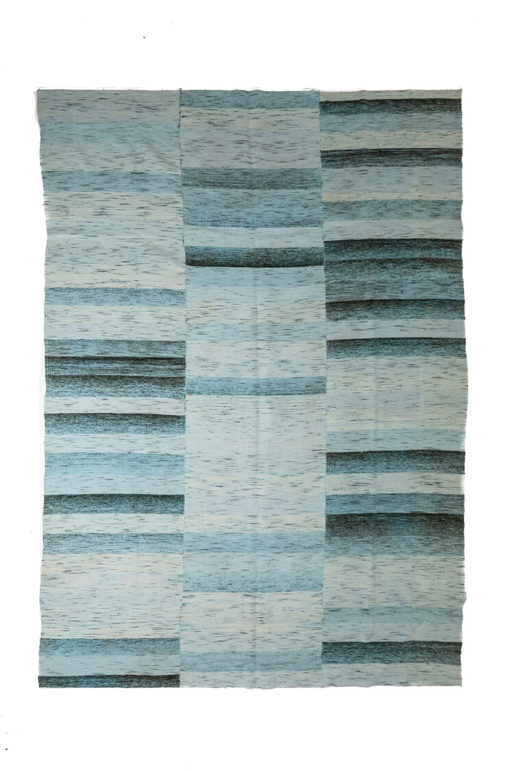 Kilim rug Turkey - light blue