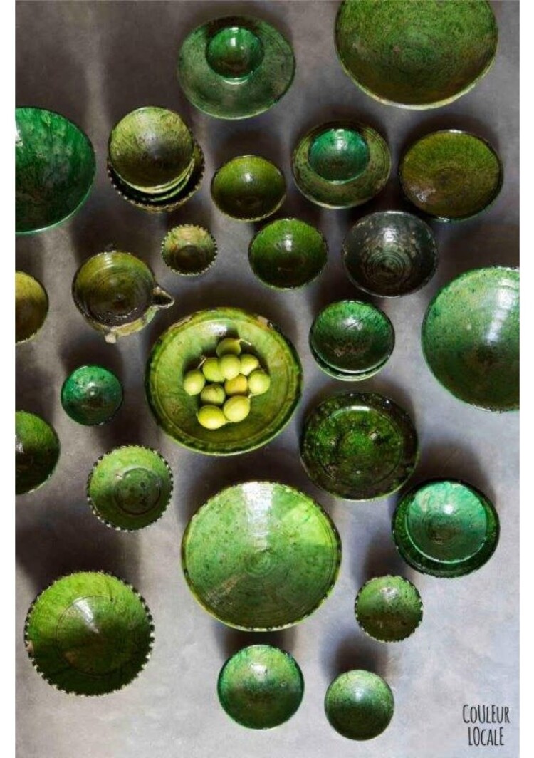 Couleur Locale Tamegroute Machatya - green
