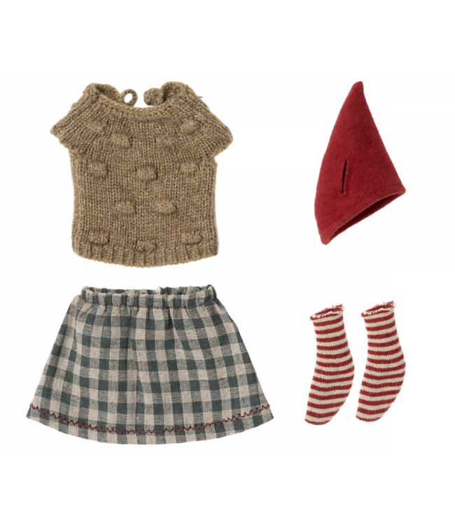 Christmas clothes, medium mouse - girl
