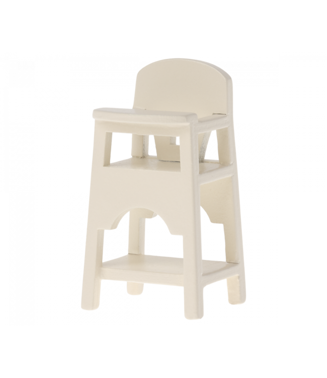 High chair, baby mouse - off white