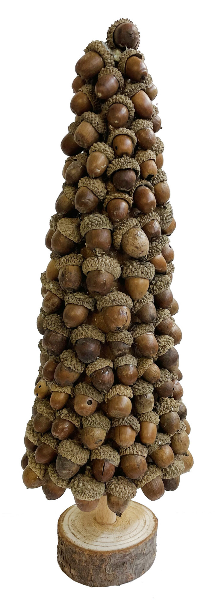 Acorn tree wooden base - natural