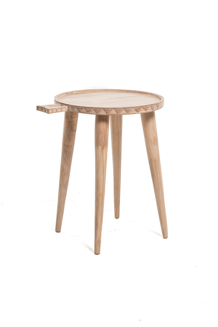 Ethiopian coffee table - natural