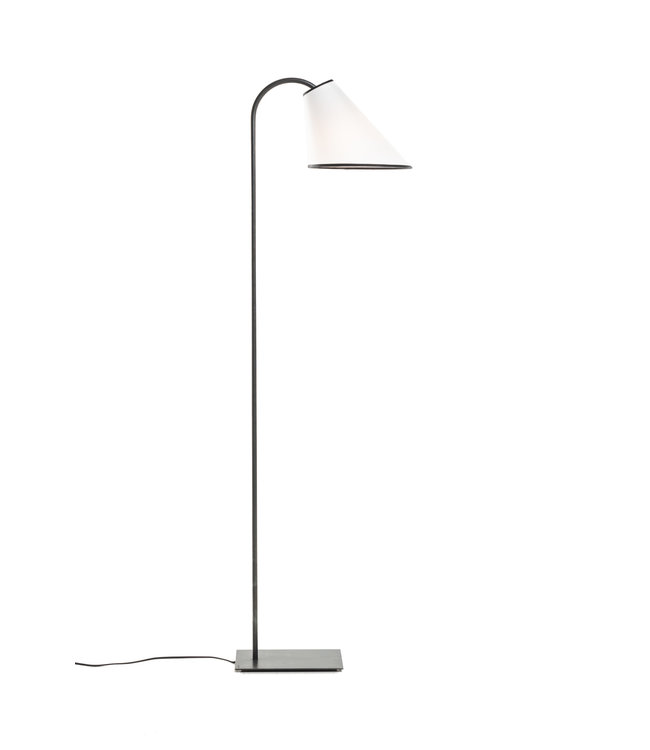 B.K.Licht - Witte Vloerlamp - voor binnen - voor woonkamer - industriële staande lamp