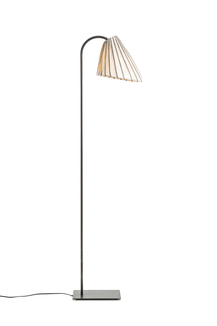 Caravane Floor lamp Ella-Baco with striped lampshade