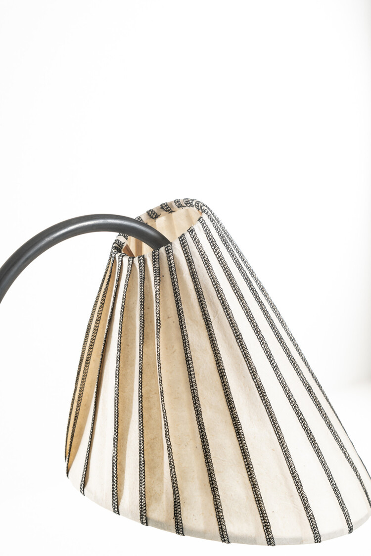 Caravane Floor lamp Ella-Baco with striped lampshade