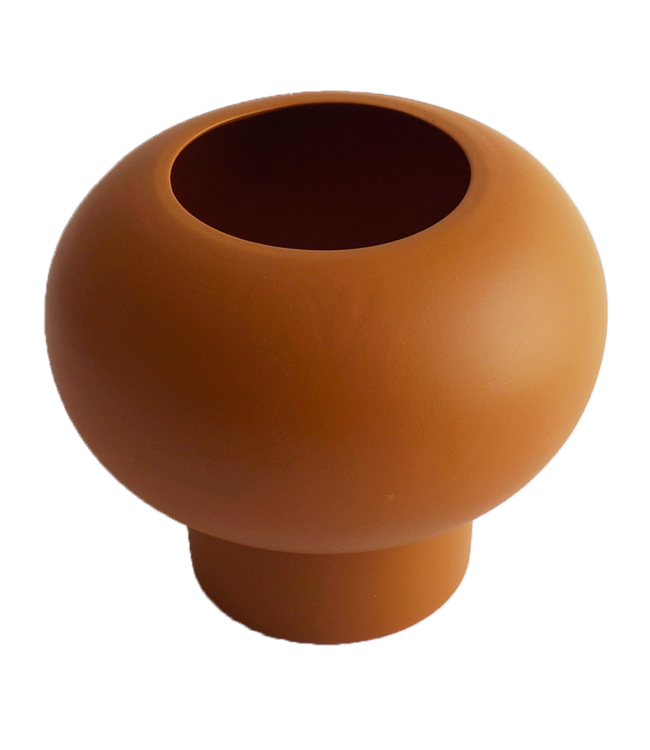 Vase 'Cup' terracotta gold • Couleur Locale