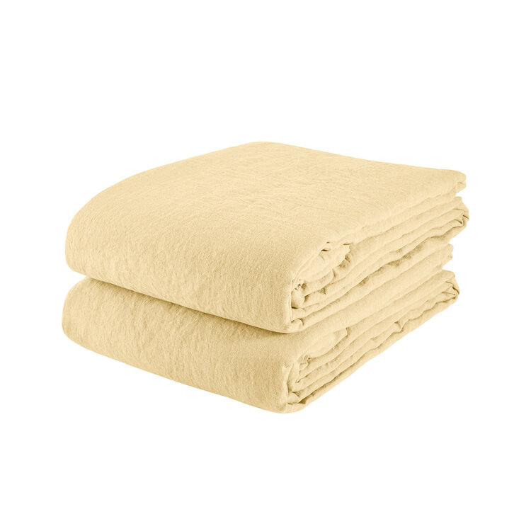 Linge Particulier Duvet cover - straw