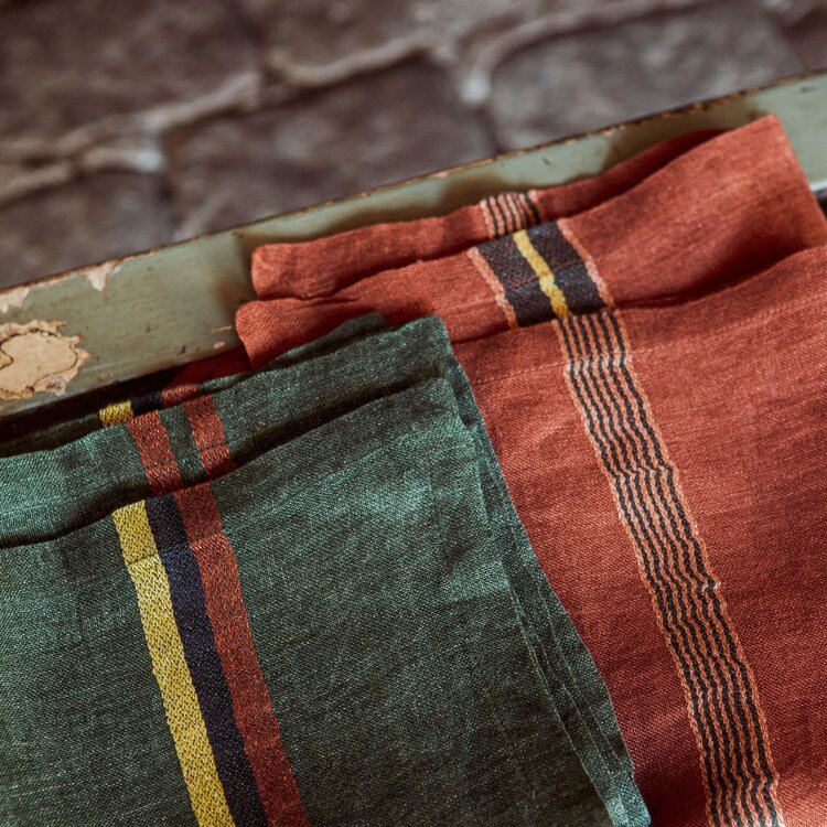 Libeco George napkin - stripe