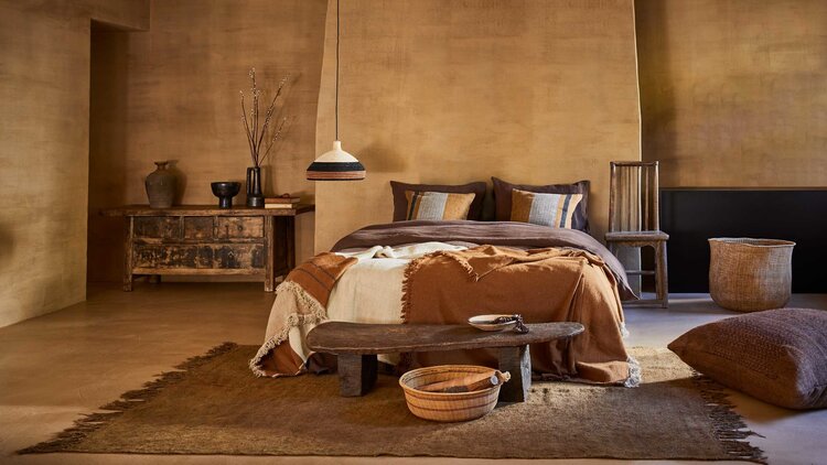 Libeco Gus throw - stripe