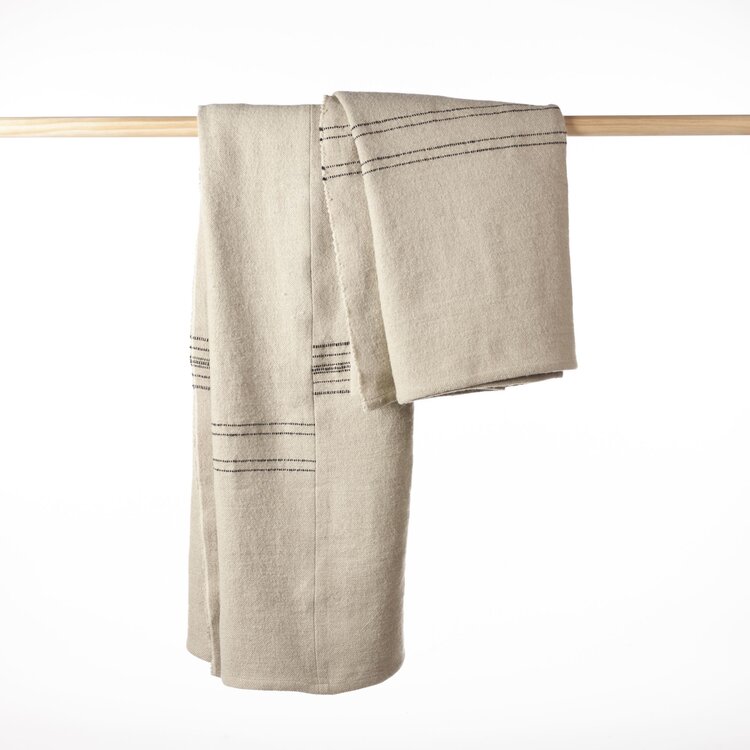 Libeco The Moroccan stripe coverlet