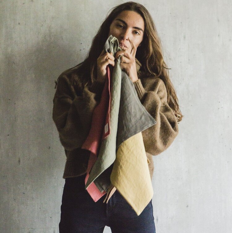 Libeco Skye napkin - arabica