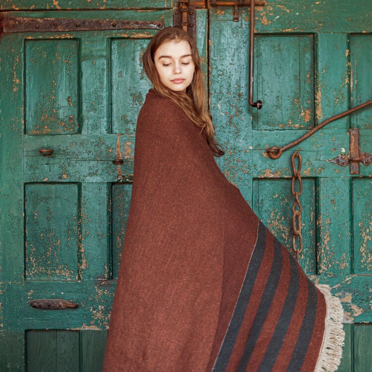 Libeco Juniper plaid - leather