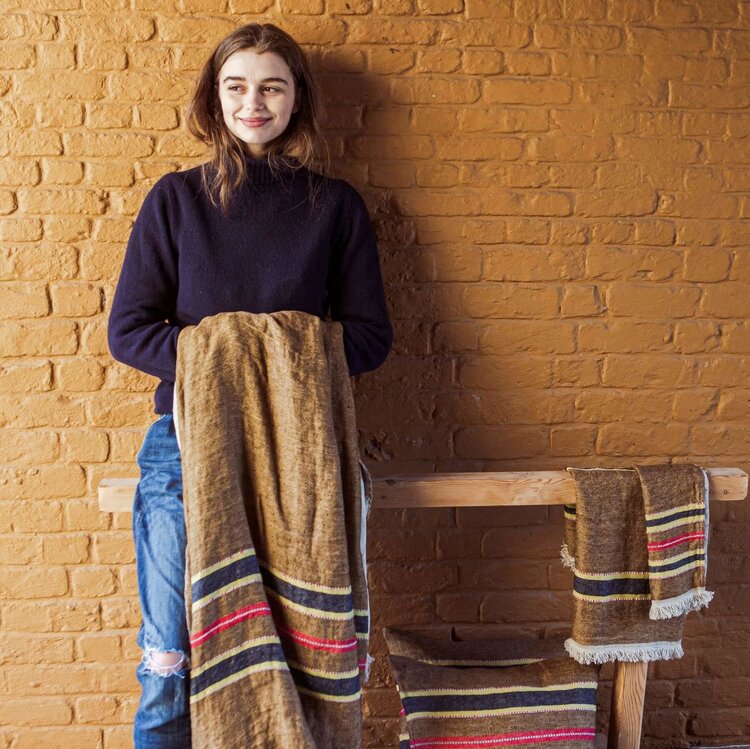 Libeco The Belgian Towel - camp stripe