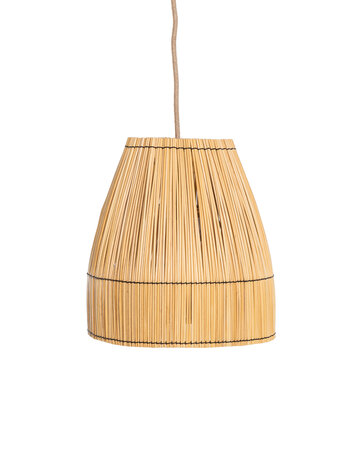 Hanglamp 'chapeau' - riet