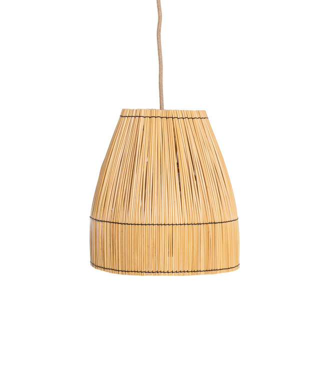 Hanging lamp 'chapeau' - reed