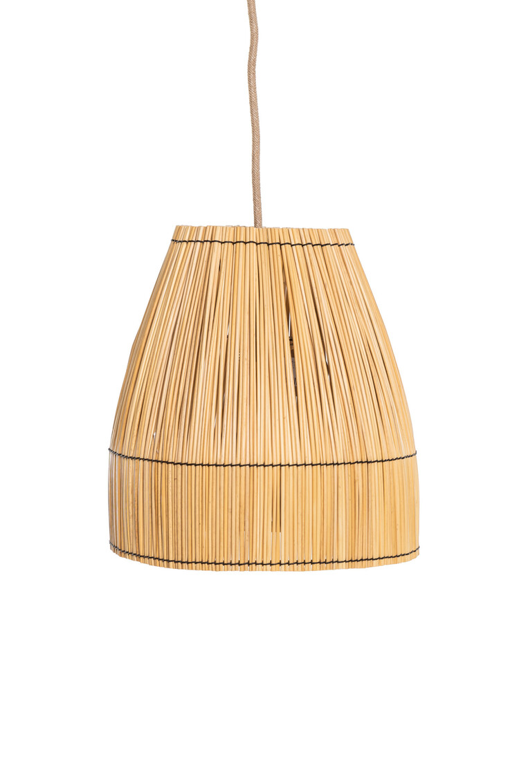Hanglamp 'chapeau' - riet