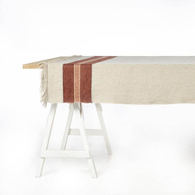 Libeco The Belgian Table Throw tafelkleed - Fisherman