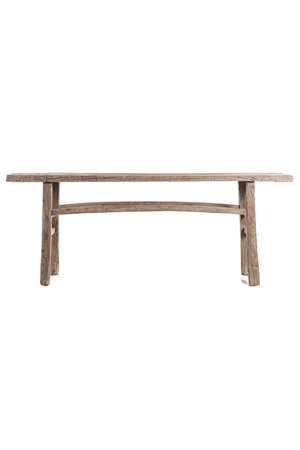Console weathered elm wood - 211 cm
