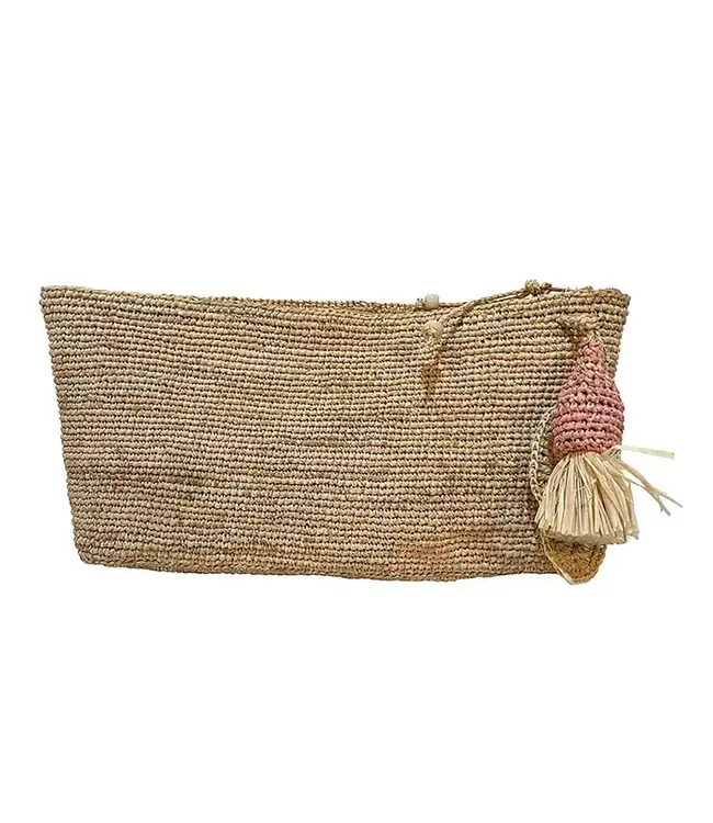 Made in Mada Rova clutch bag - natural