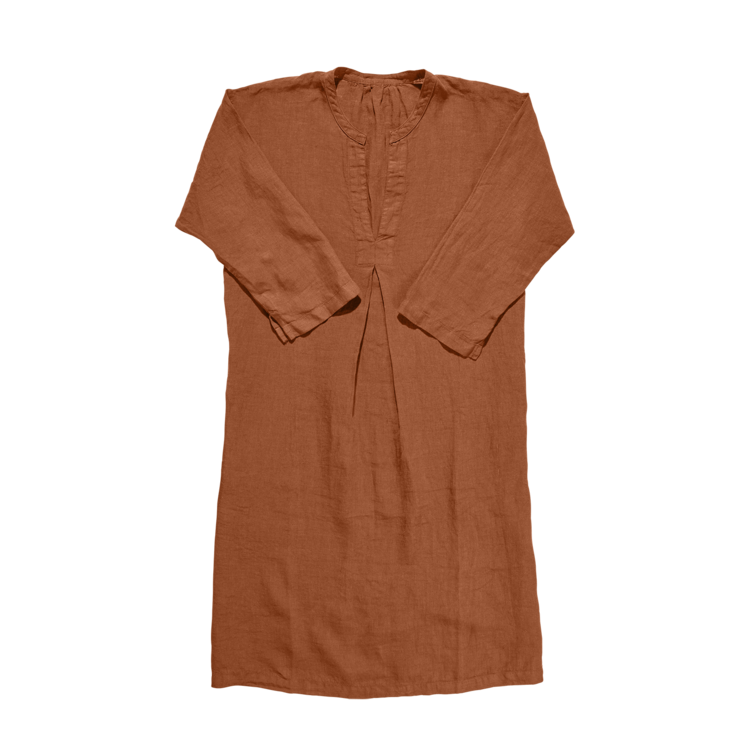 Linge Particulier Linnen Tuniek - Sienna