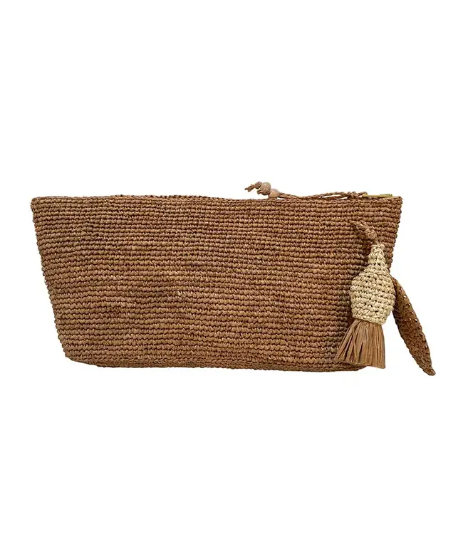 Rova clutch bag - lin