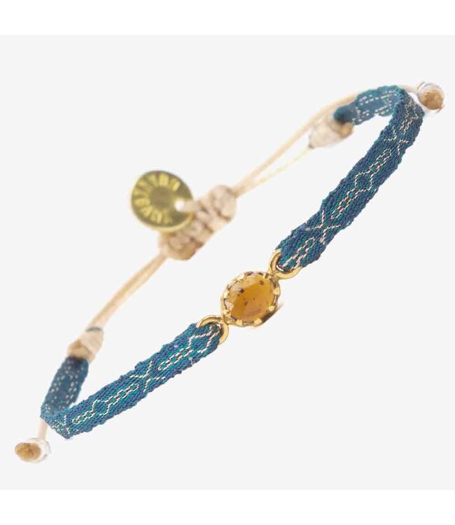 Argantina bracelet andromeda - blue & rose gold