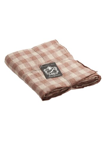 Maison de Vacances Tafelkleed bourdon, toile vintage vichy - bois de rose