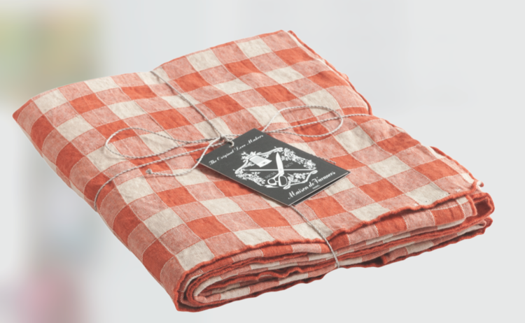 Maison de Vacances Tafelkleed bourdon, toile vintage vichy - marmelade/bourdon marmelade