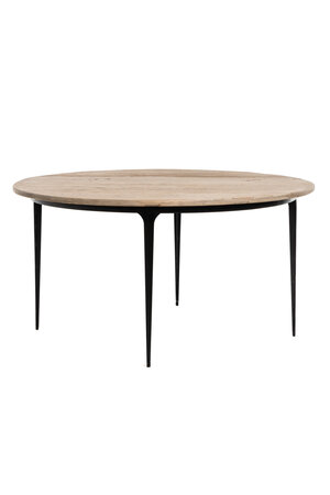 Round table with metal legs Ø150cm