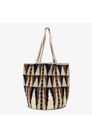 Guanabana Tote bag - Charlottetown - brown & beige