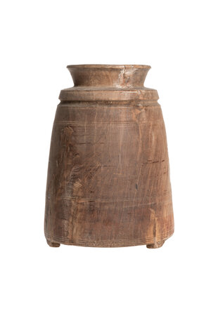 Old wooden water jar #21